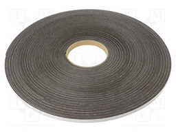 Tape: sealing; W: 10mm; L: 30m; Thk: 2mm; grey; caoutchouc hot-melt
