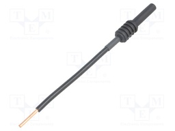 Test probe; 32A; black; Tip diameter: 2.2mm; Socket size: 4mm