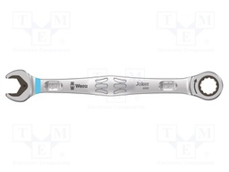 Wrench; combination spanner,with ratchet; 11mm; steel; L: 165mm