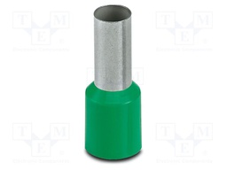 Tip: bootlace ferrule; insulated; copper; 16mm2; Bit len: 12mm