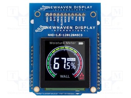 Display: OLED; 128x128; Dim: 68.6x44.5x13.6mm; Controller: SSD1351