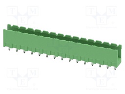PCB headers, nominal cross section: 2.5 mm?, color: green, n