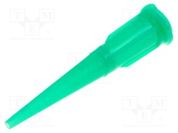 Needle: plastic; 1.25"; Size: 18; straight; 0.84mm