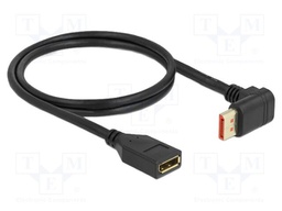 Cable; DisplayPort socket,DisplayPort plug 90° up/down; Len: 1m