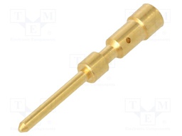 Contact; Size: 1mm; male; 0.75÷1.5mm2; crimped; for cable