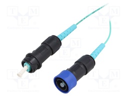 Connector: fiber optic; patchcord; PIN: 1; bayonet; Buccaneer 4000