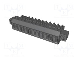 Pluggable terminal block