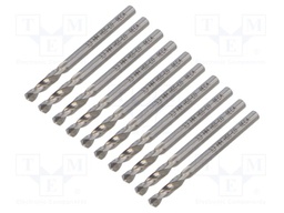 Drill bit; for metal; Ø: 3.3mm; L: 49mm; Working part len: 18mm