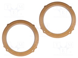 Spacer ring; MDF; 165mm; Kia; impregnated,varnished