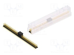 Connector: pin strips; pin header; male; PIN: 72; 2.54mm; SMT; 2x36