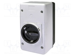 Switch housing; IP55; black-grey