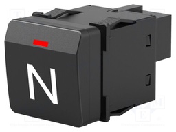 Switch: push-button; Pos: 2; SPST-NO; 0.05A/12VDC; OFF-(ON); 09