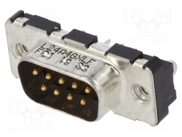 D-Sub; PIN: 9; socket; LD; male; with threaded hole; Locking: screws