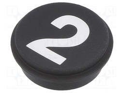 Button; Ø21mm; Pushbutton: round; black; 09