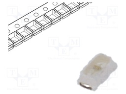 LED; SMD; 0603; green; 1000÷1600mcd; 1.65x0.8x0.55mm; 120°; 20mA