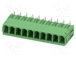 PCB headers, nominal cross section: 6 mm?, color: green, nom
