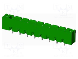 Connector: pluggable terminal block; socket; male; straight; THT