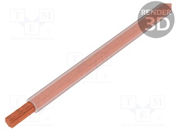 Wire; Silistrom®; stranded; OFC; 1x25mm2; silicone; transparent