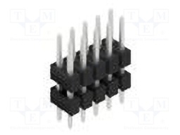 Connector: pin strips; pin header; male; PIN: 10; 2.54mm; THT; 2x5