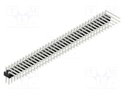 Connector: pin strips; pin header; male; PIN: 72; 2.54mm; THT; 2x36