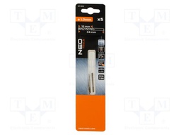 Drill set; for metal; Ø: 1mm; L: 34mm; Working part len: 12mm; 5pcs.