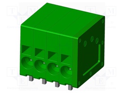 Connector: PCB terminal block; terminal; Plating: tinned; on PCBs