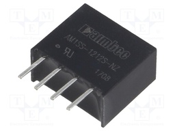 Converter: DC/DC; 1W; Uin: 10.8÷13.2V; 12VDC; Iout: 84mA; SIP4; 1.2g
