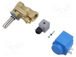 Electromagnetic valve; G 1/2"; brass; NBR; EV220B; Valve: 2/2 NC