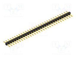 Connector: pin strips; pin header; male; PIN: 30; 2.54mm; SMT; 1x30