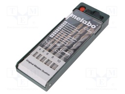 Tool accessories: drill set; Application: concrete; Pcs: 5