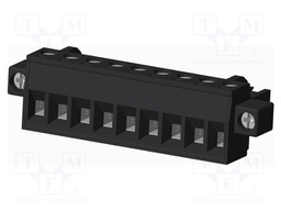 Connector: pluggable terminal block; plug; female; straight; 300V