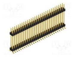 Connector: pin strips; pin header; male; PIN: 58; 2.54mm; SMT; 2x29