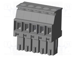 Connector: pluggable terminal block; plug; female; angled 90°