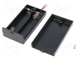 Holder; Mounting: on panel; Leads: 150mm leads; Size: AA,R6