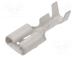 Terminal: flat; 6.3mm; 0.8mm; female; 0.75÷2mm2; crimped; for cable
