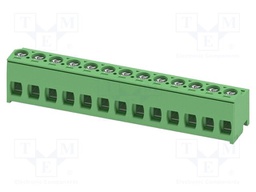 PCB connector, nominal cross section: 1.5 mm?, color: green,