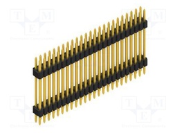 Connector: pin strips; pin header; male; PIN: 48; 1.27mm; THT; 2x24