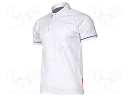 Polo shirt; Size: XXXL; white; 220g/m2