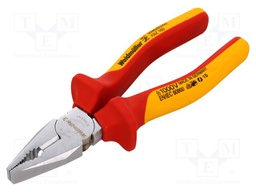 Pliers; insulated,universal; for voltage works; 160mm; 1kVAC