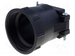 Cable hood and fastener; CPC; Case: size 23; 28.6mm; straight