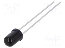 IR transmitter; 5mm; 860nm; black; 145mW; 20°; THT; 100mA; 1.5÷1.8V