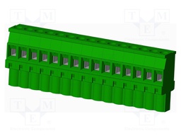Connector: pluggable terminal block; plug; female; angled 90°