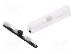 Connector: pin strips; pin header; male; PIN: 72; 2.54mm; SMT; 2x36