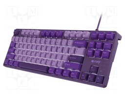 Keyboard; KANABO K2; violet; USB A; wired,US layout; Len: 1.6m