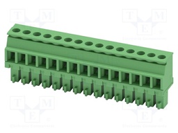 PCB connector, nominal cross section: 1.5 mm?, color: green,