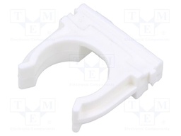 Bracket; polyetylene; -15÷80°C; white; Size: 32