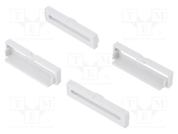 Terminals cover; UL94V-0; Mat: ABS; Pcs: 4
