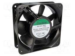 Fan: AC; axial; 230VAC; 120x120x38mm; 210(±10%)m3/h; 46dBA; 2750rpm