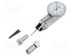 Dial indicator; Range: 0÷0,8mm; with adjustable stylus