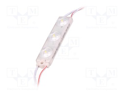 LED; white cold; 7000K; 174lm; 175°; No.of diodes: 3; 11x16x74.1mm